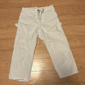 white dickies carpenter pants 30x22